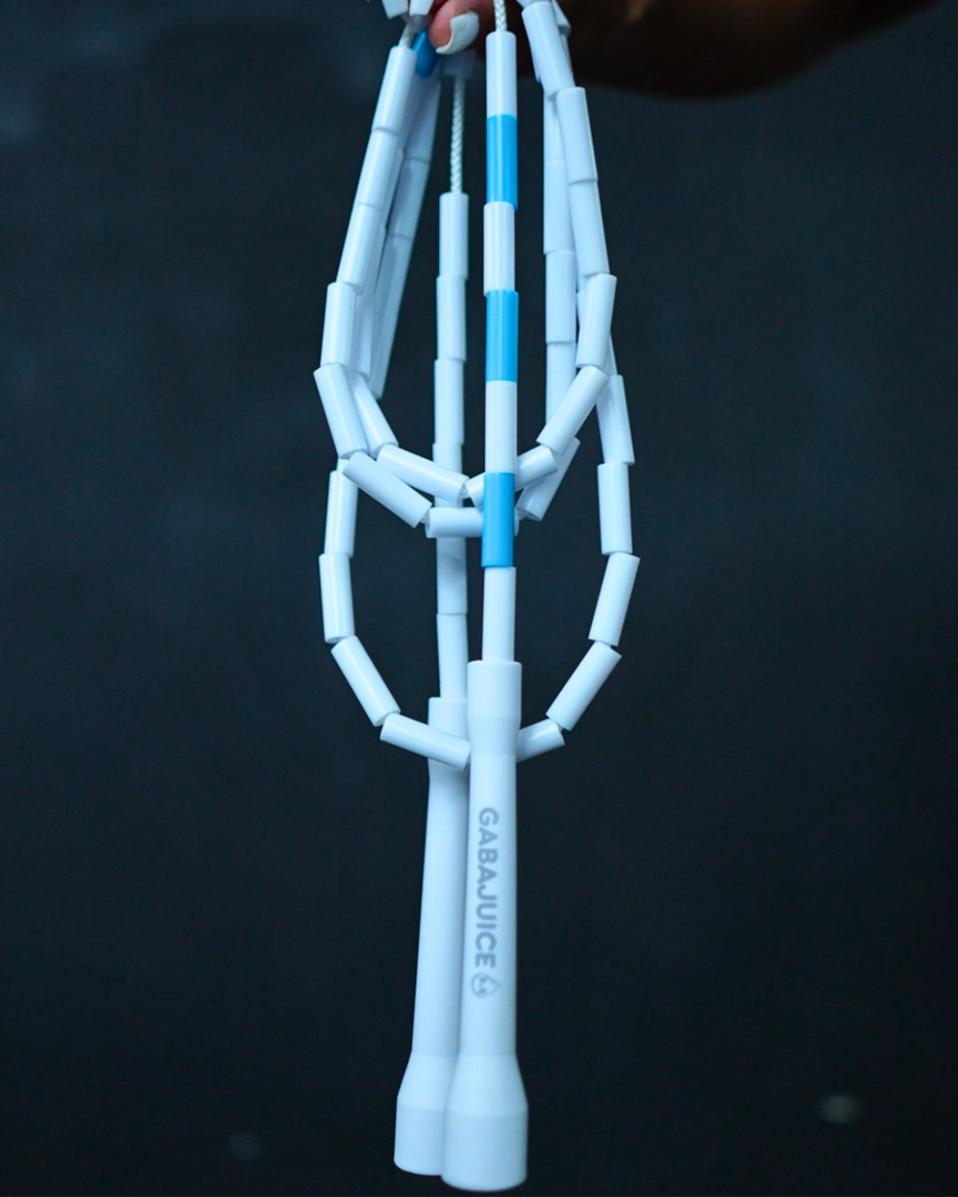 THE OG beaded rope in white and blue